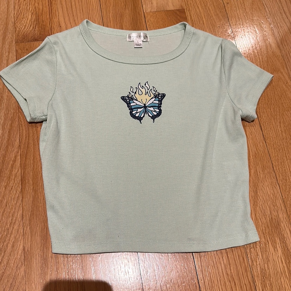 Orange Kiss Kids Top